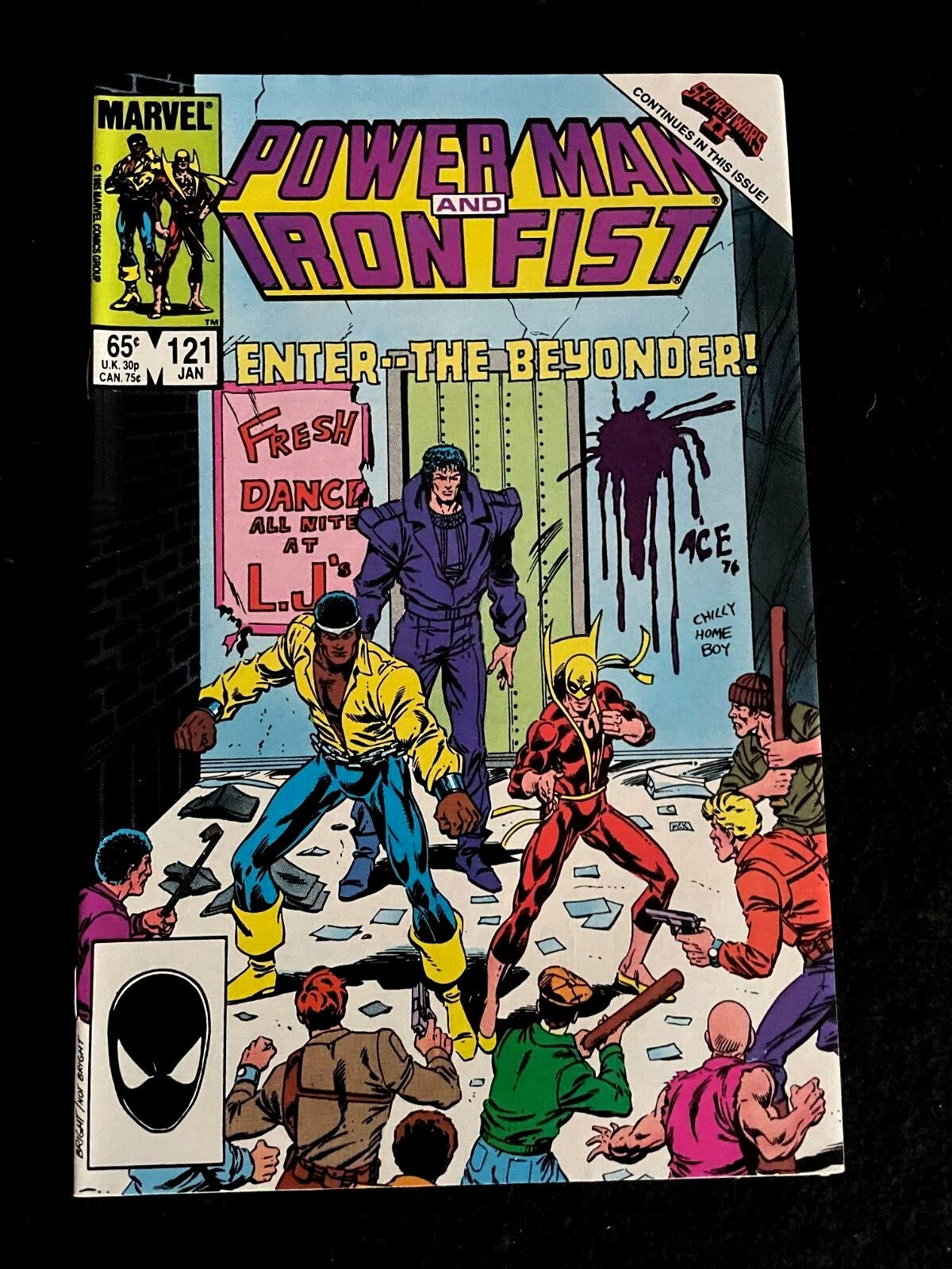 Power Man and Iron Fist #121 1986 - Enter the Beyonder