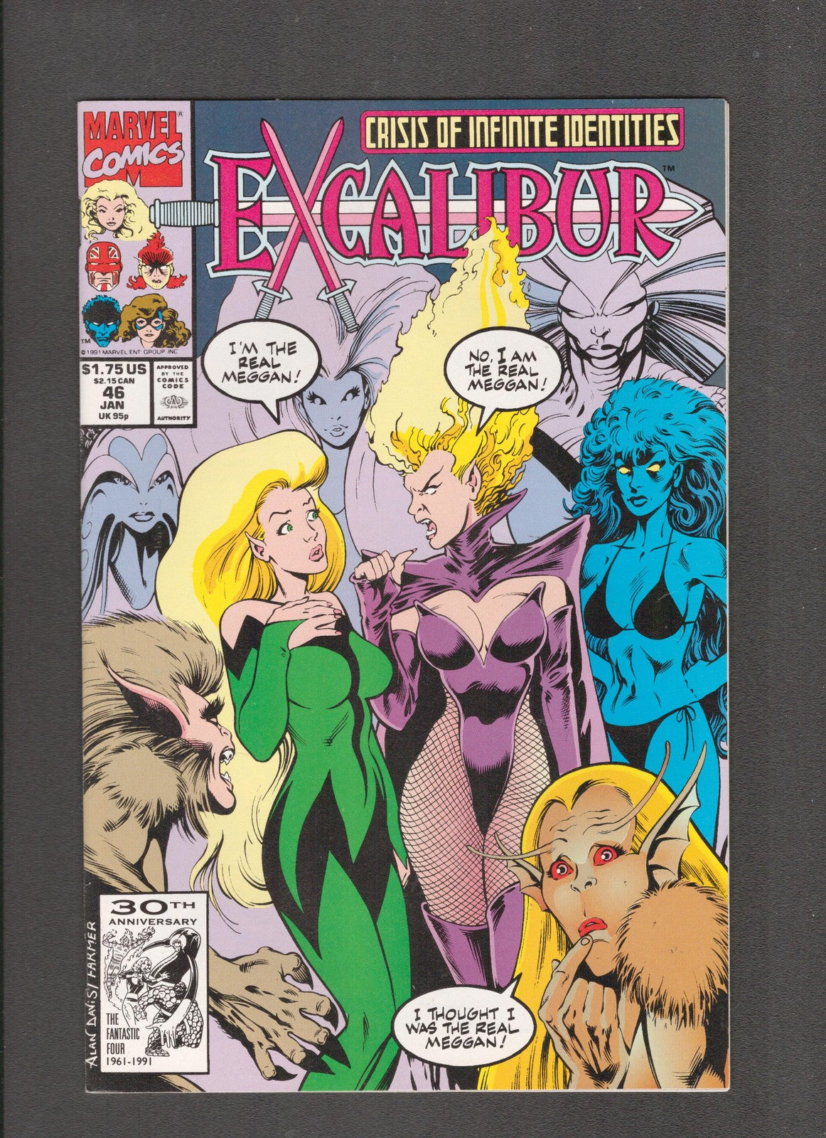 Excalibur #46 (1992) Mark Farmer, Alan Davis Marvel Comics