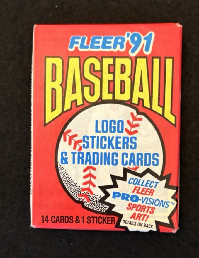 Fleer Baseball 1991 SEALED UNOPENED PACK