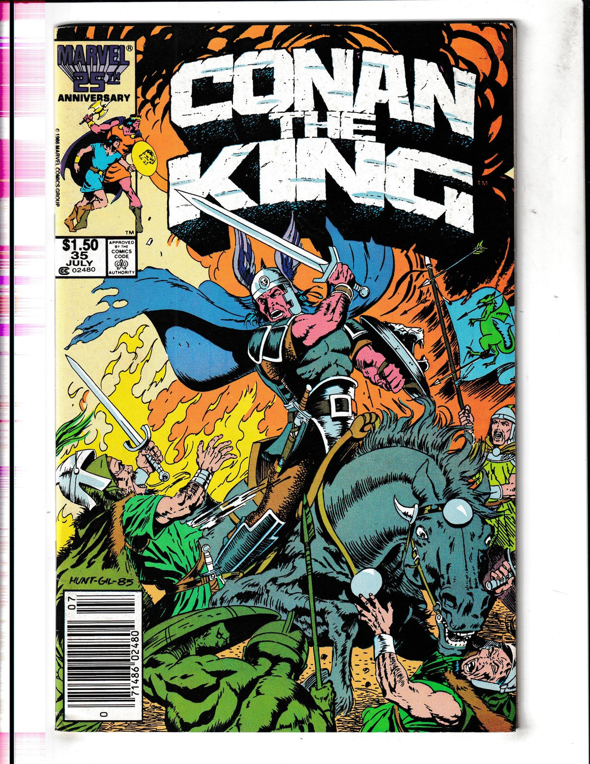 Conan the King #35 (1986) Armando Gil Marvel Comics