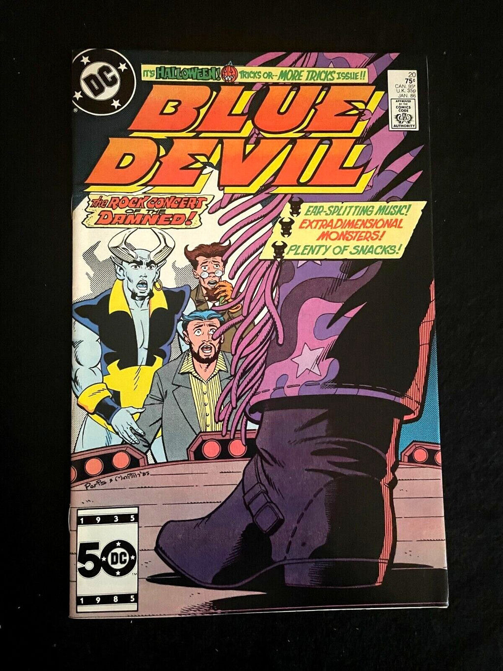 Blue Devil #20 1986 - HIGH GRADE