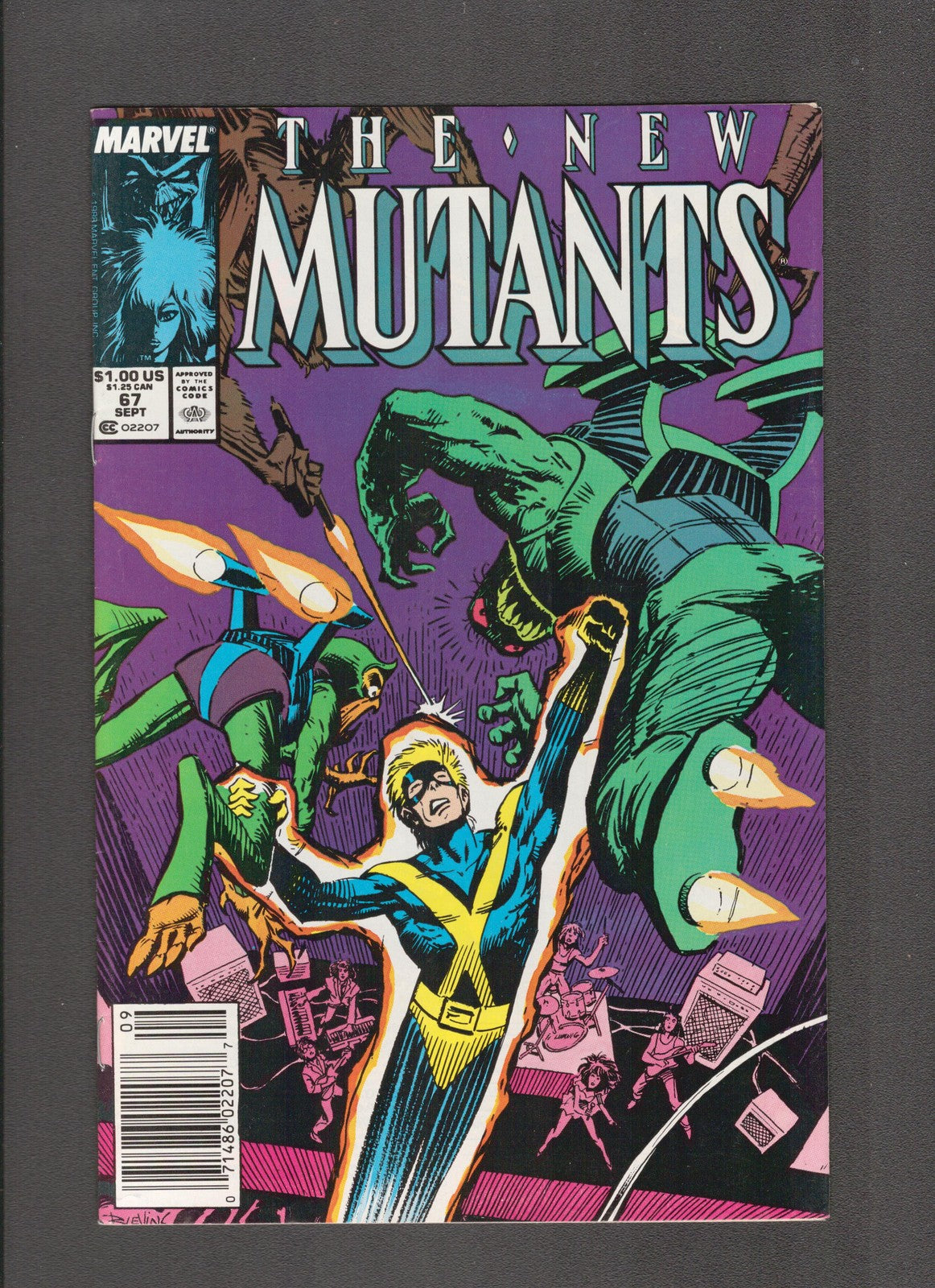 New Mutants #67 (1988) Brett Blevins, Glynis Oliver Marvel Comics