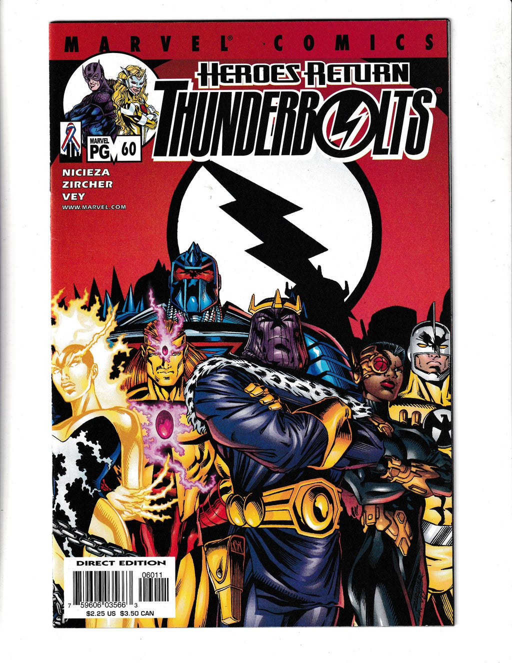 Thunderbolts #60 (2002) Brave New World Marvel Comics
