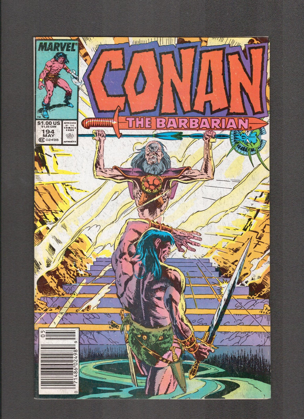 Conan the Barbarian #194 (1987) Val Semeiks, Larry Hama Marvel Comics