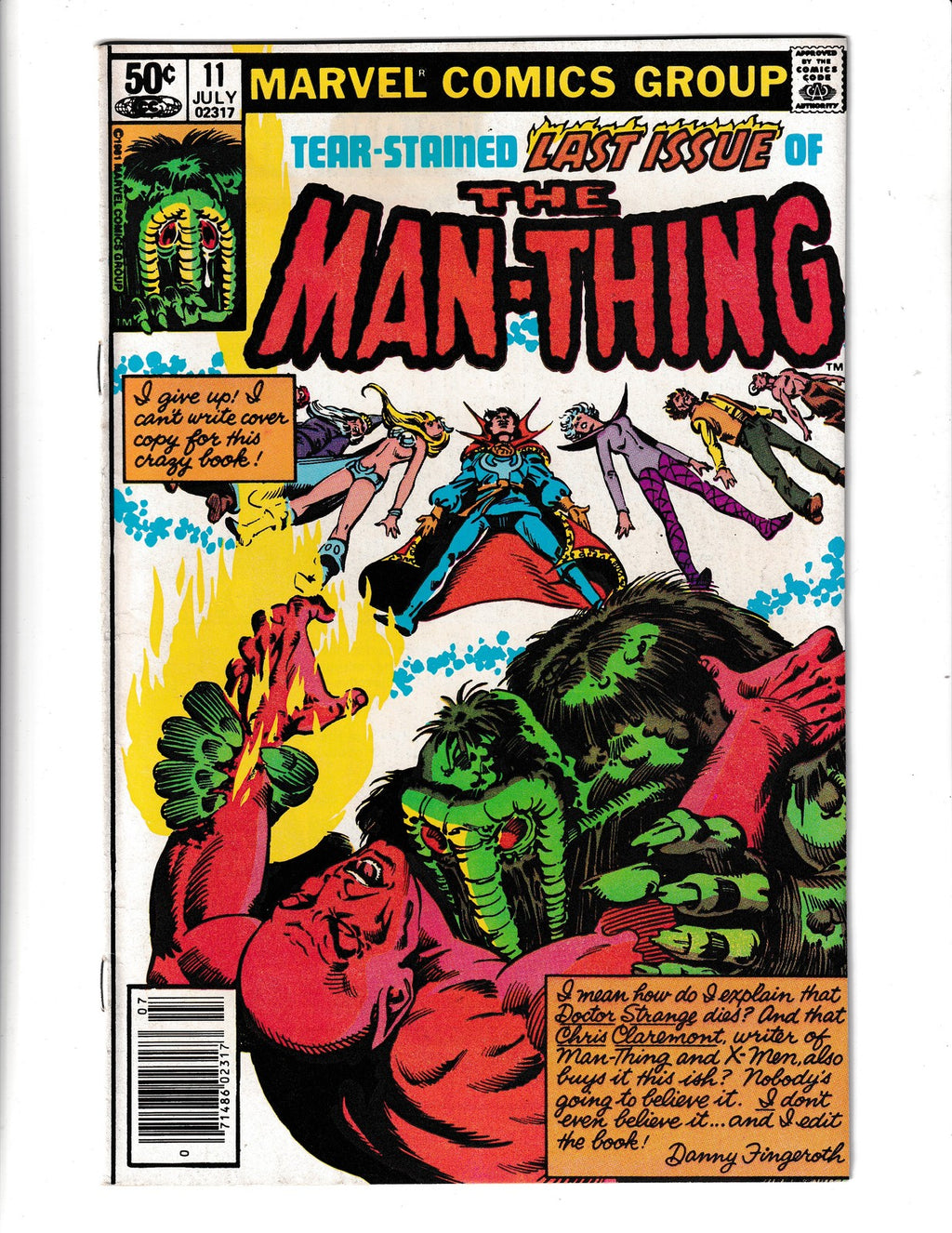 Man-Thing #11 (1981) Marvel Comics