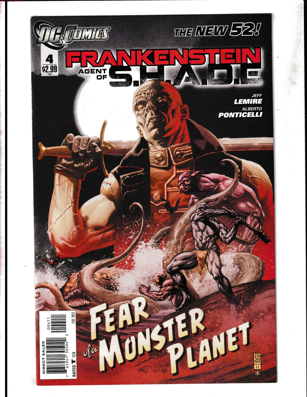 Frankenstein: Agent of S.H.A.D.E. #4 (2012) Higher Grade DC Comics