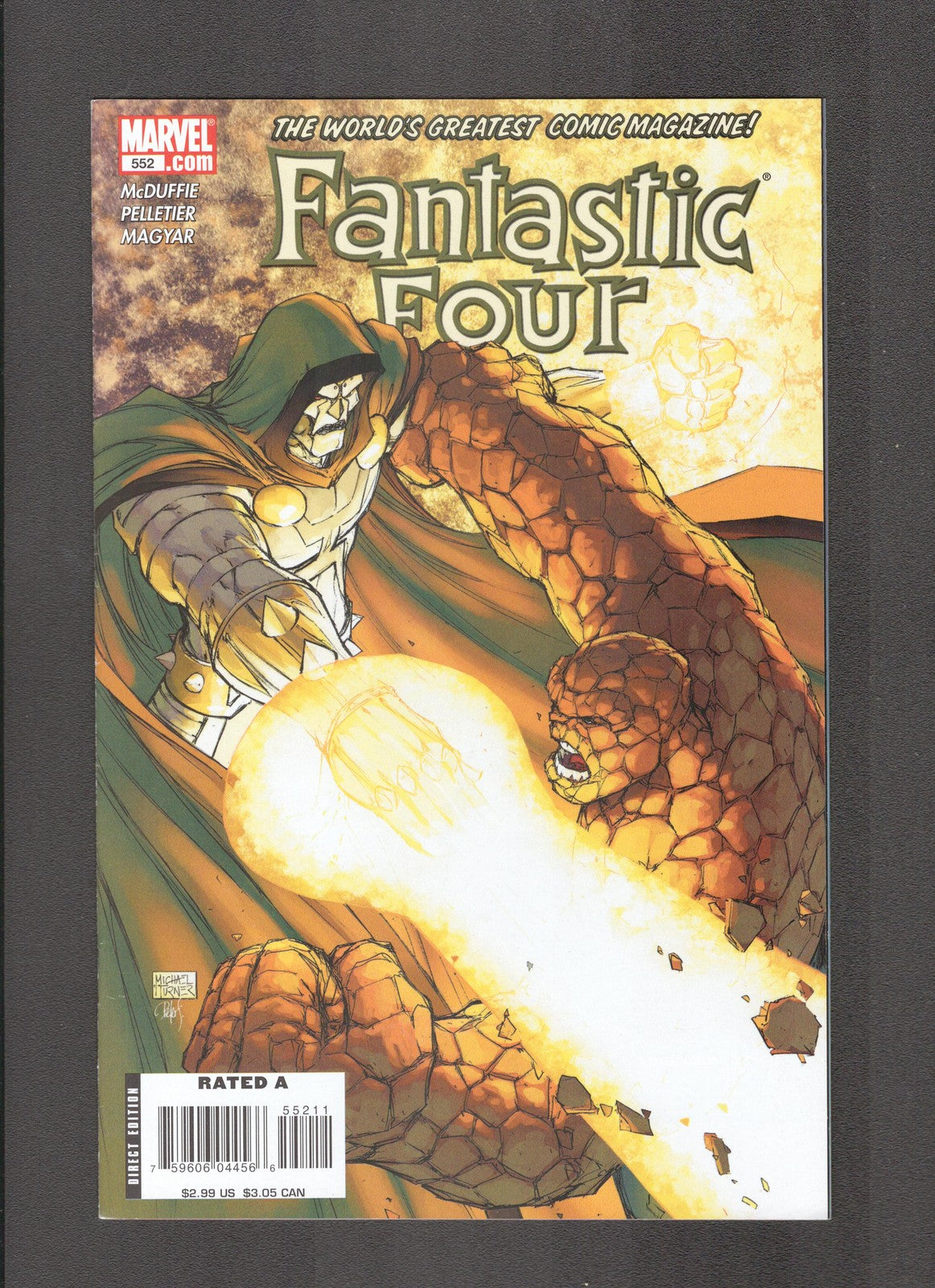 Fantastic Four #552 (2008) Dr. Doom Cover Marvel Comics