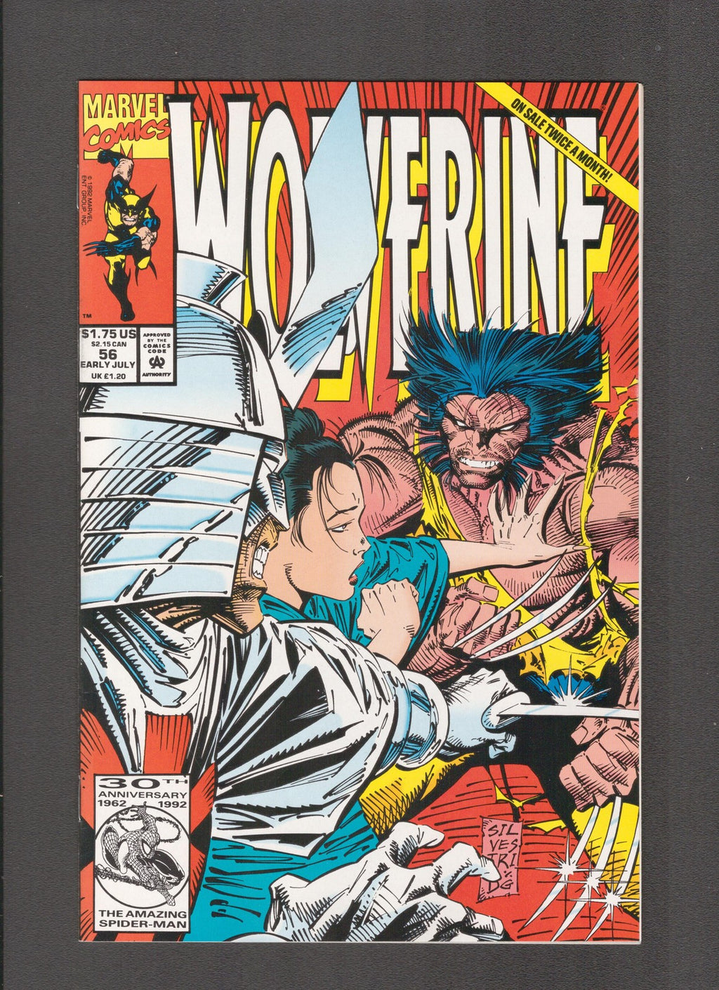 Wolverine #56 (1992) Larry Hama, Marc Silvestri Marvel Comics