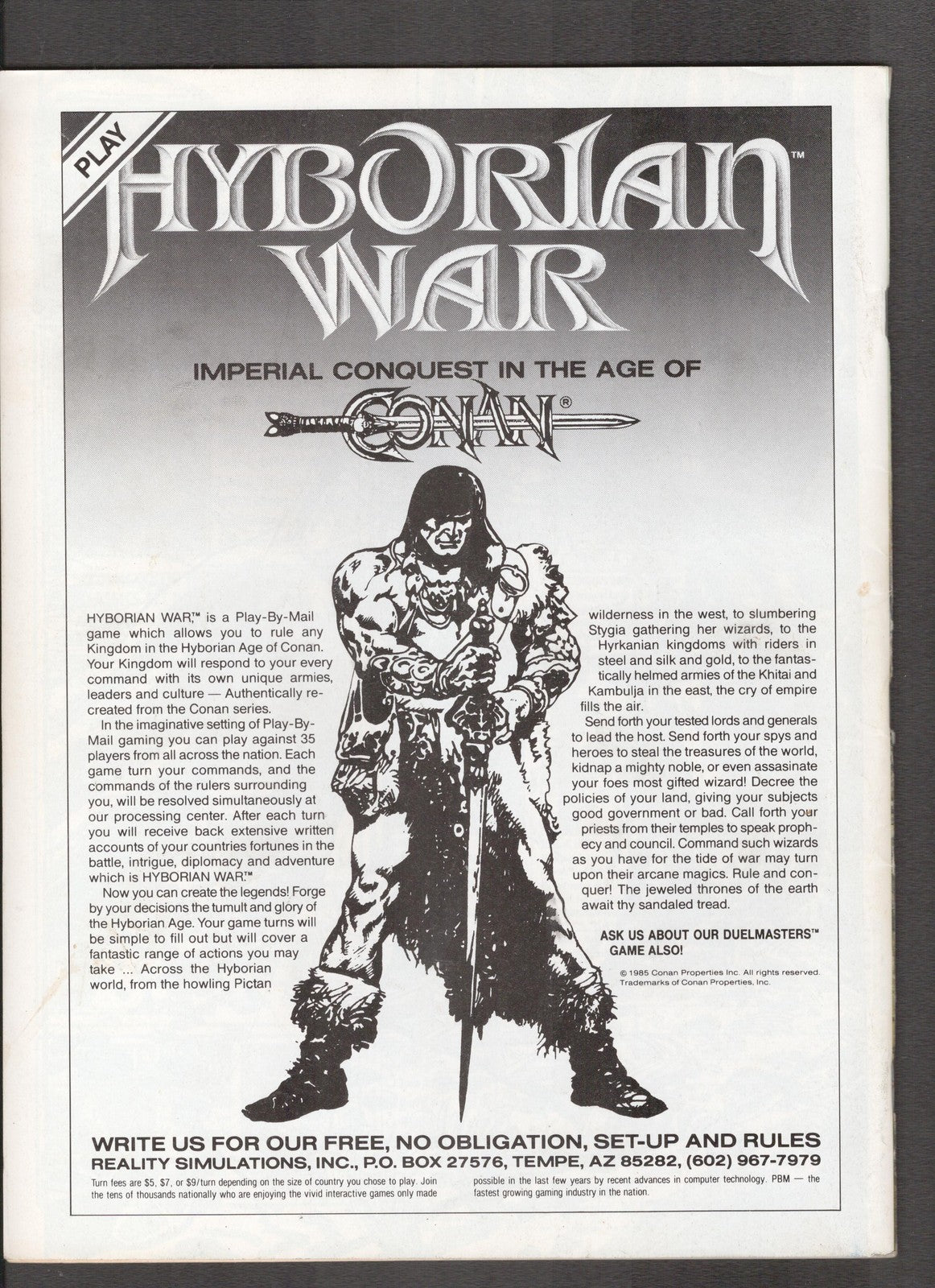 Conan Saga #59 (1992) Earl Norem Marvel Comics