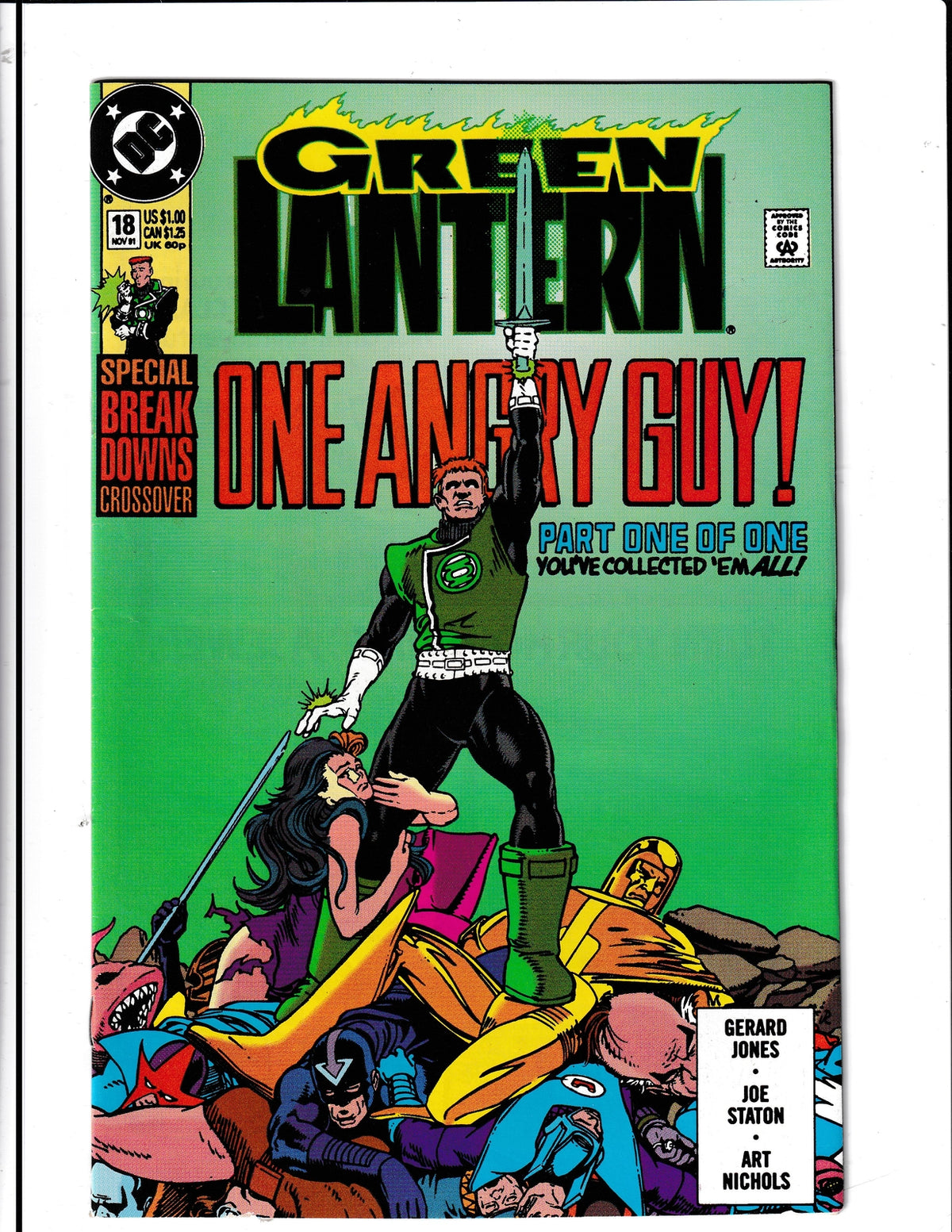 Green Lantern #18 (1991) DC Comics SKU:474