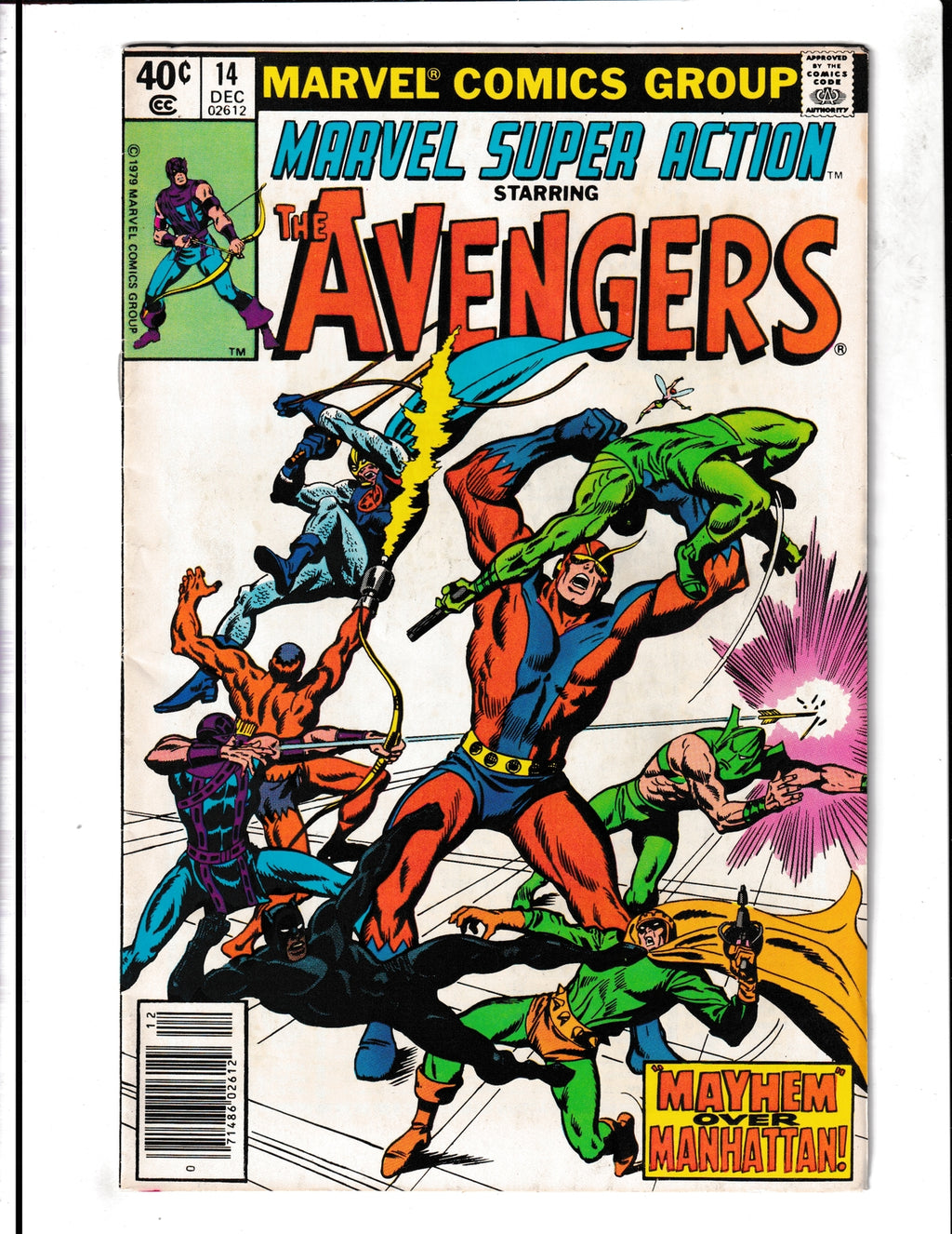 Marvel Super Action #14 (1979) Starring Avengers Marvel Comics