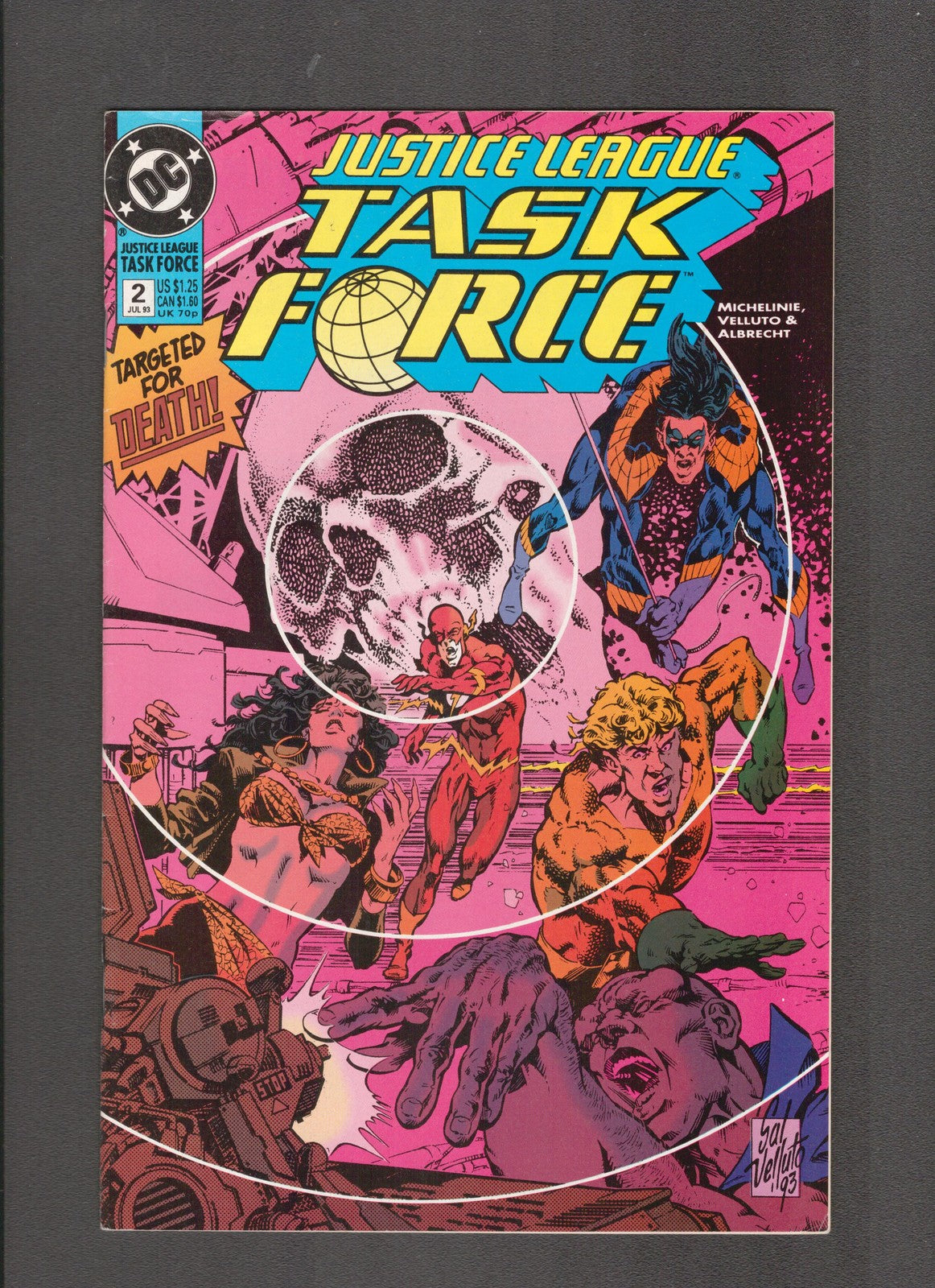 Justice League Task Force #2 (1993) Sal Velluto DC Comics