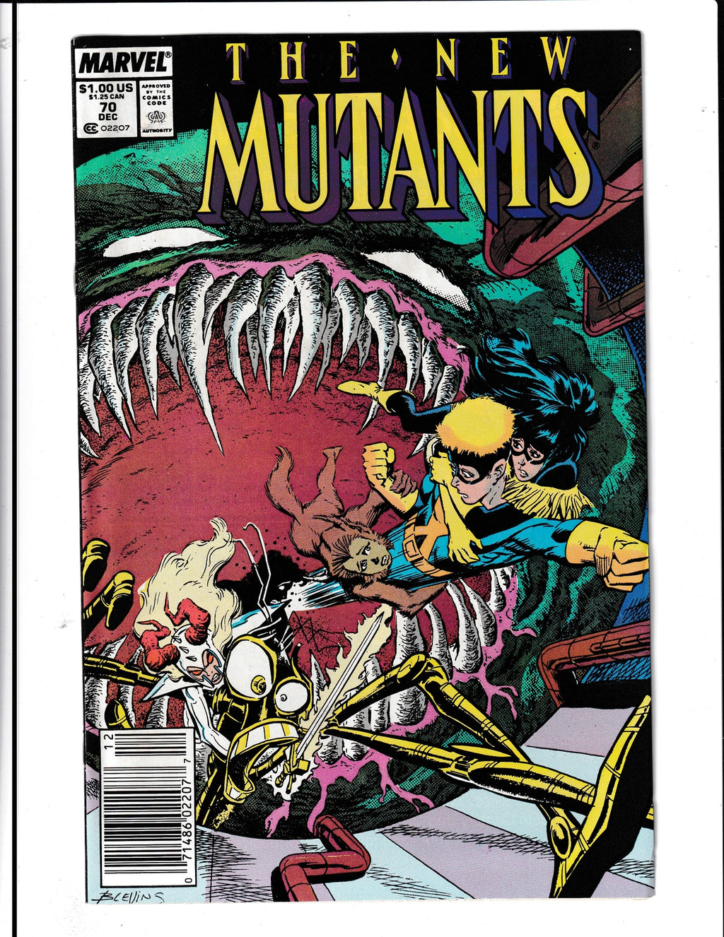 New Mutants #70 (1988) Marvel Comics SKU:444