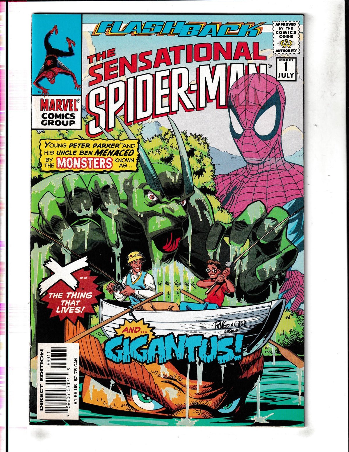 Sensational Spider-Man #-1 (1997) Flashback Marvel Comics