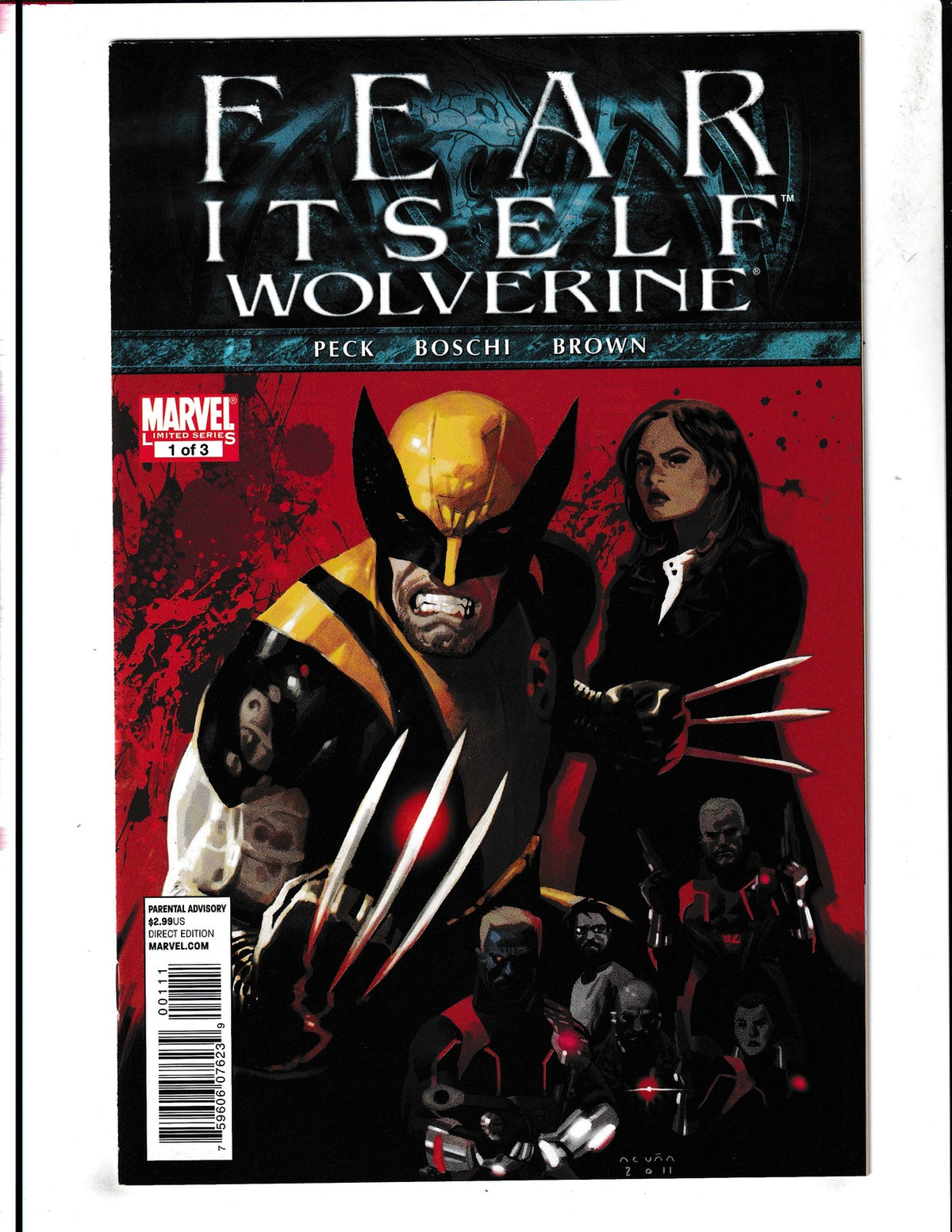 Fear Itself: Wolverine #1 (2011) Marvel Comics SKU:2392