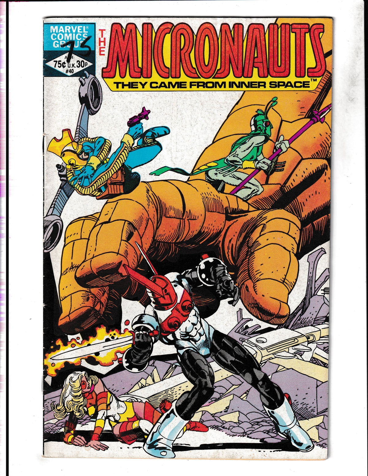 Micronauts #40 (1982) Marvel Comics SKU:1641
