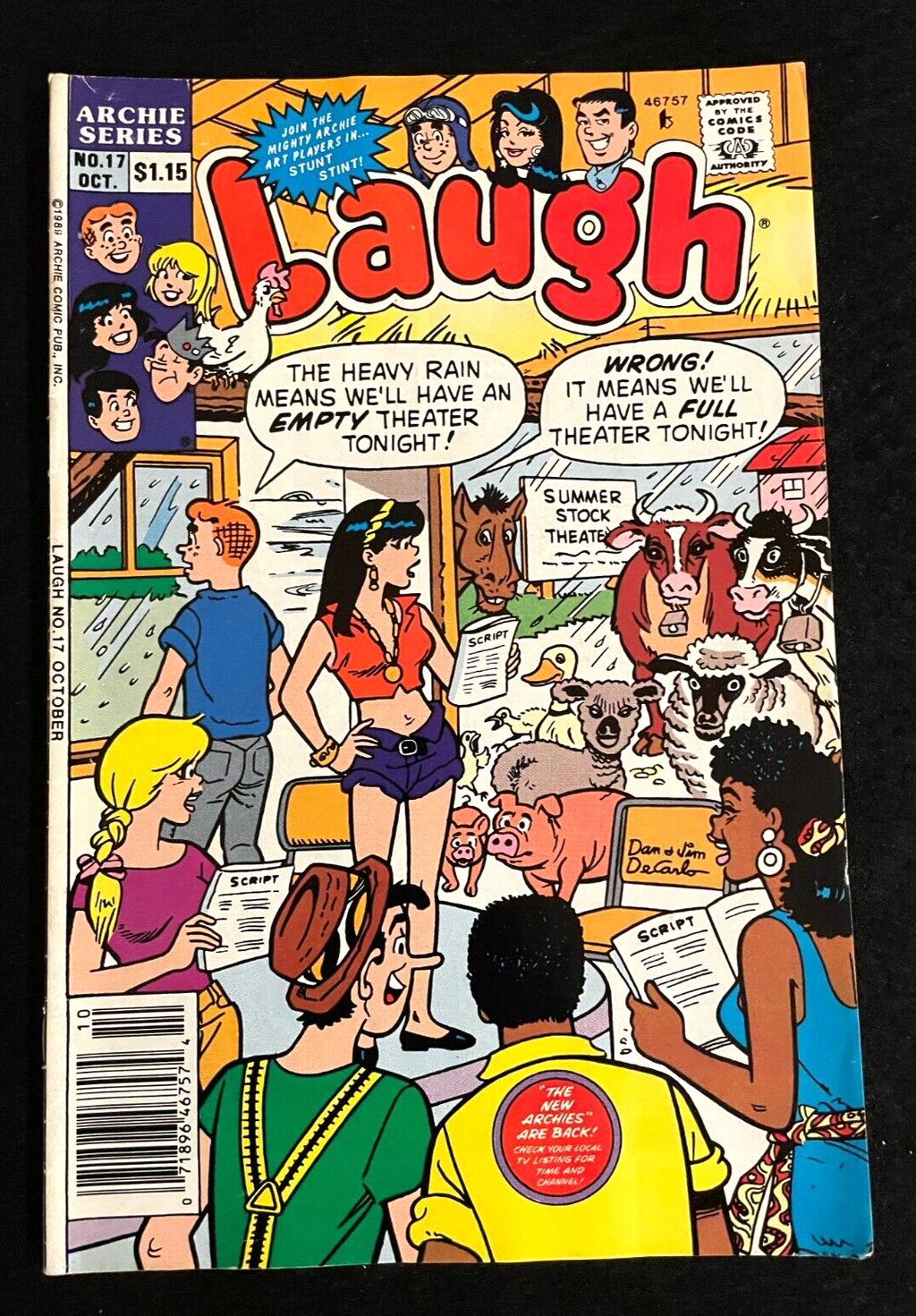 Laugh Comics #17 1989 - Archie - Canadian Newsstand