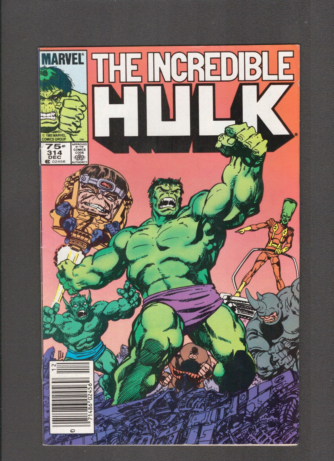 Incredible Hulk #314 (1985) John Byrne, Bob Wiacek Marvel Comics