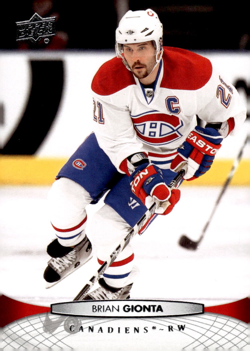 2011-12 Upper Deck #103 Brian Gionta Hockey Montreal Canadiens