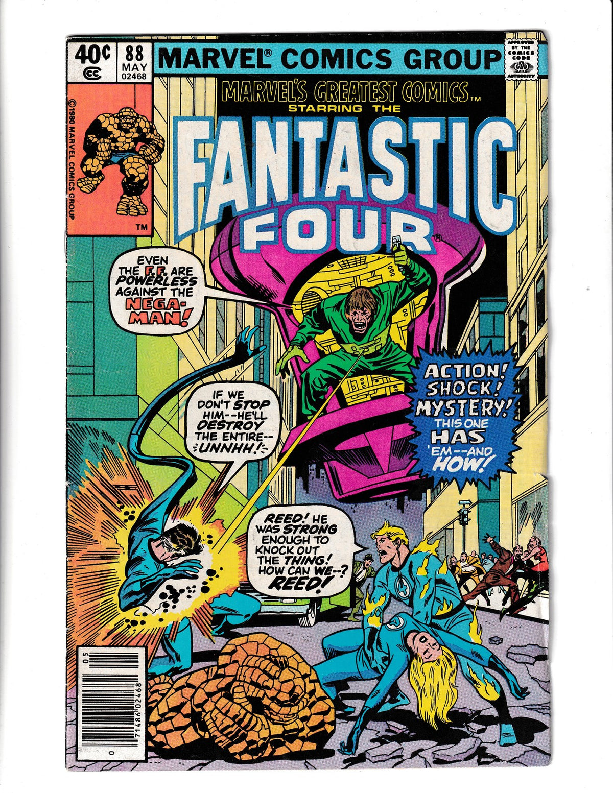 Marvel's Greatest Comics #88 (1980) Starring Fantastic Four Marvel Comics