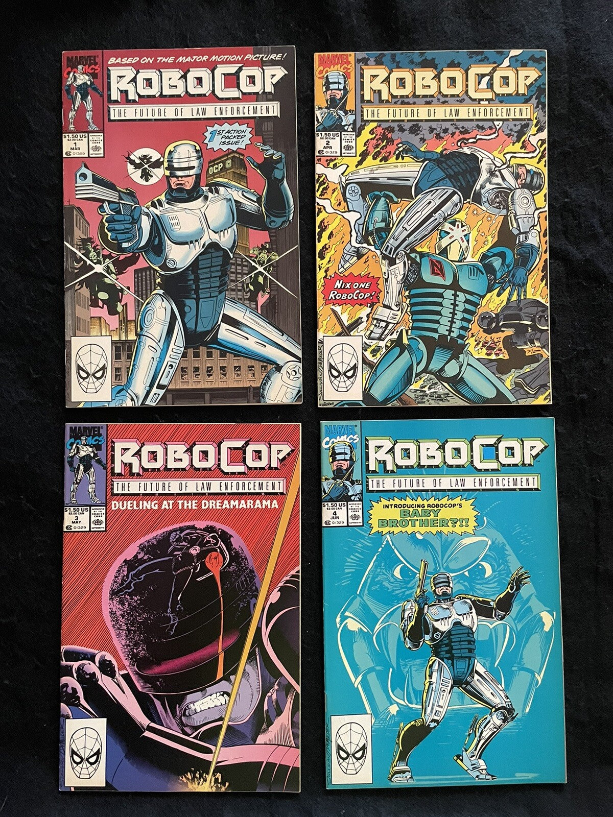 Robo-Cop: Future of Law Enforcement #1-4 RUN (1991) Marvel Comics
