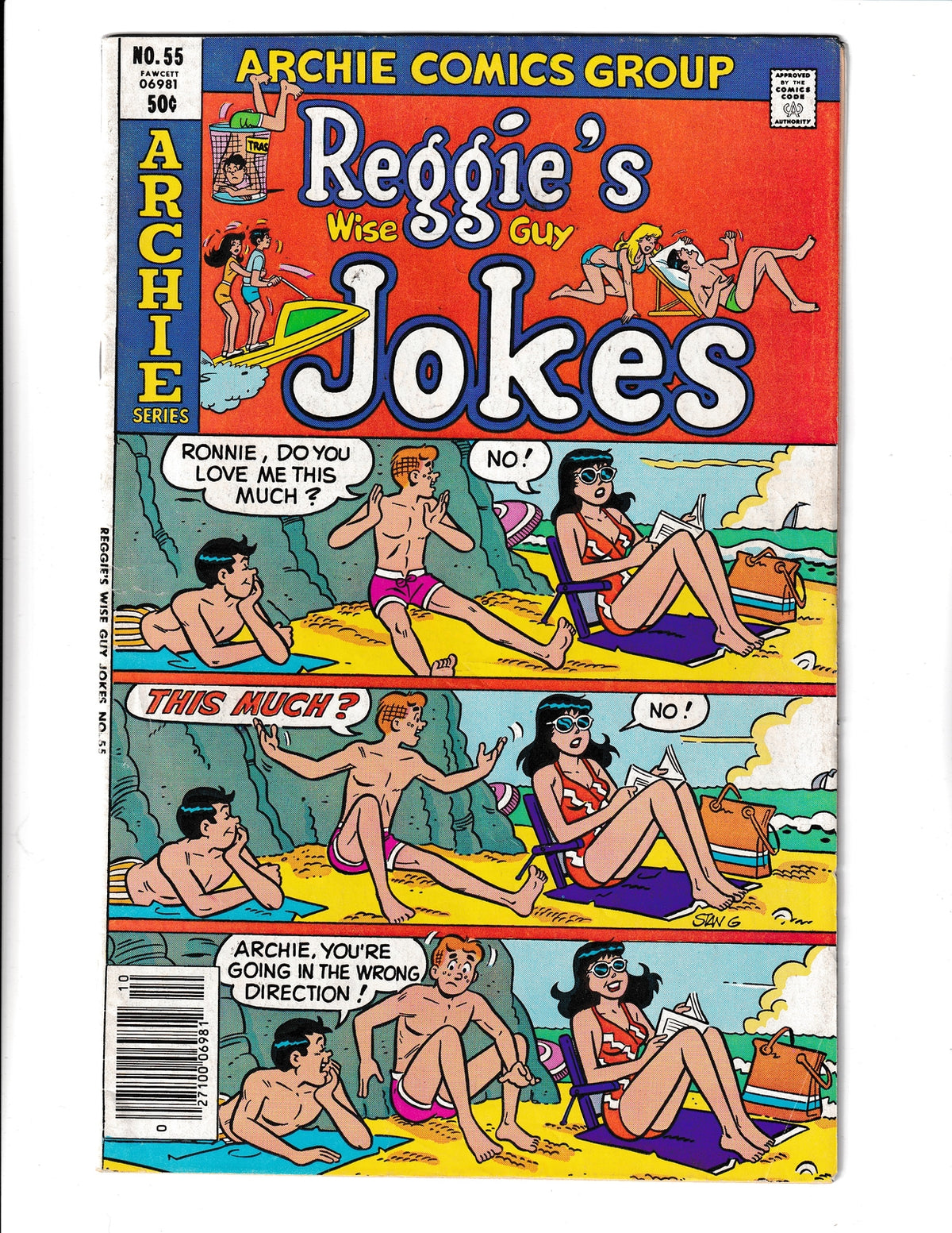 Reggie's Wise-Guy Jokes #55 (1980) Final Issue Archie Comics