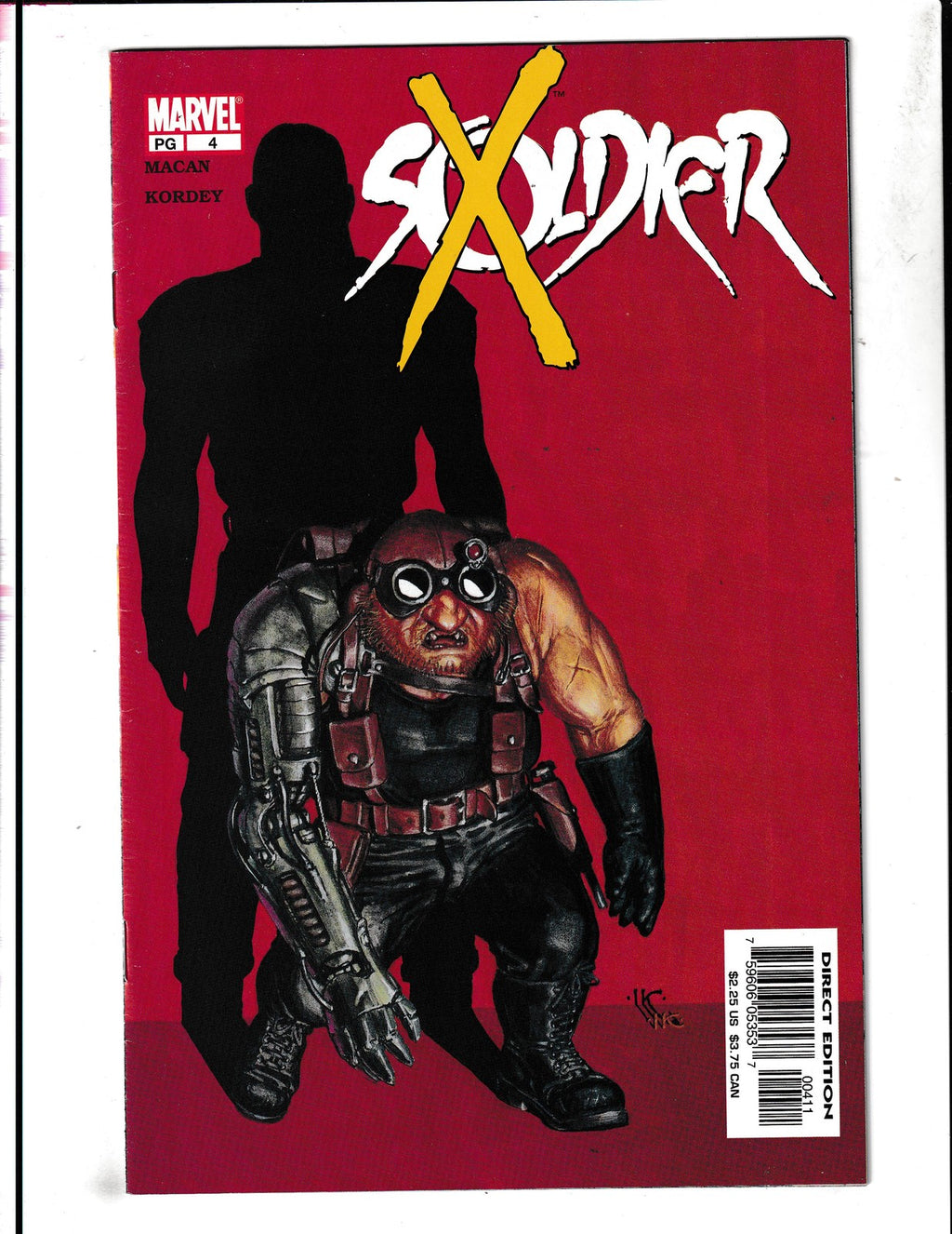 Soldier X #4 (2002) Marvel Comics SKU:2389