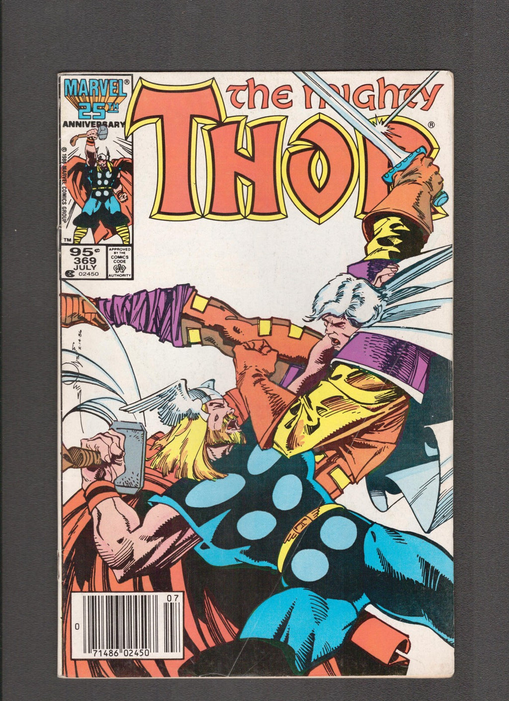 Thor #369 (1986) Canadian Newsstand Marvel Comics