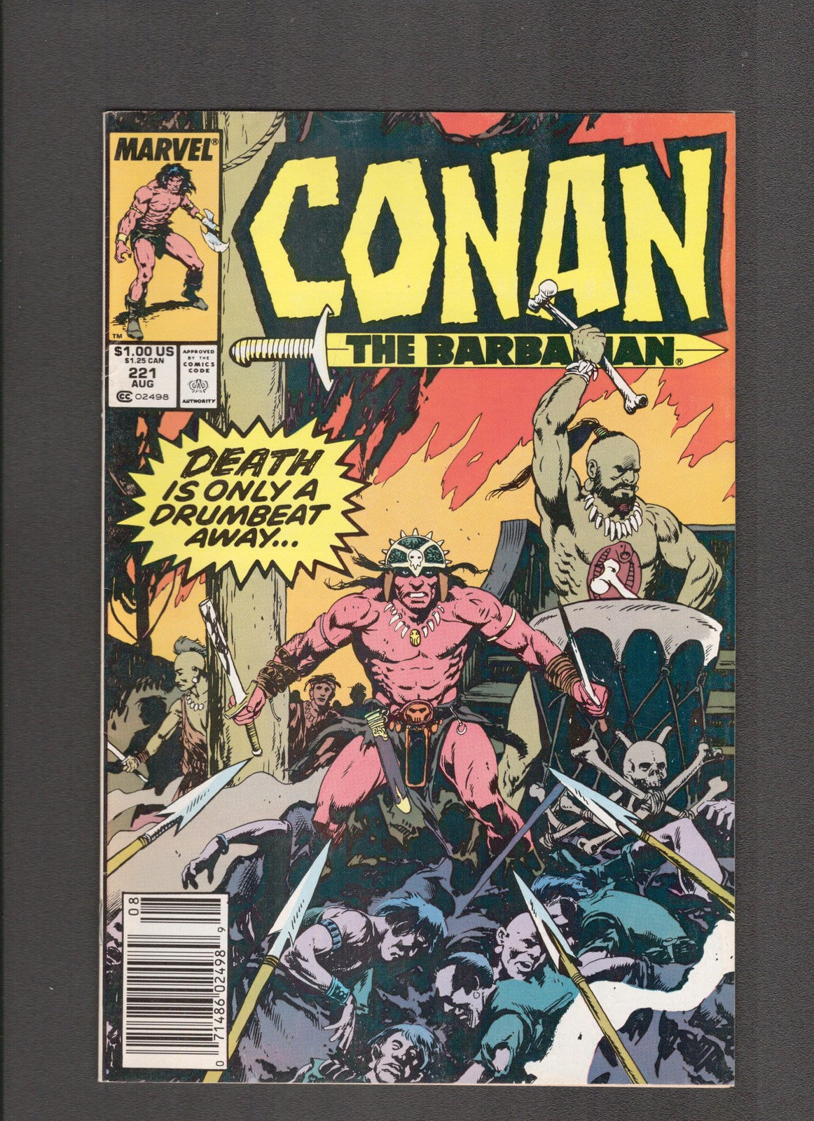 Conan the Barbarian #221 (1989) Larry Hama Marvel Comics