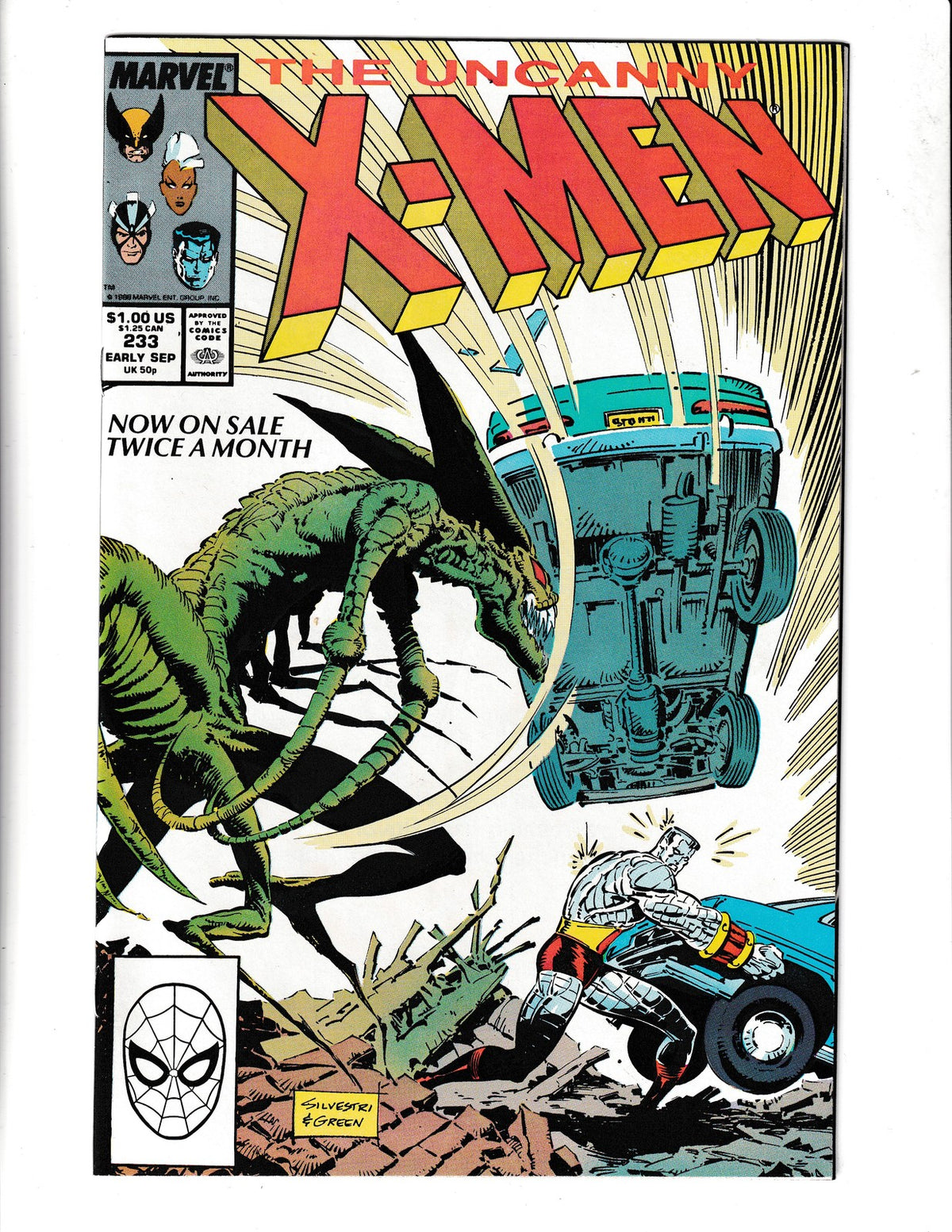 Uncanny X-Men #233 (1988) Magneto HIGHER GRADE Marvel Comics