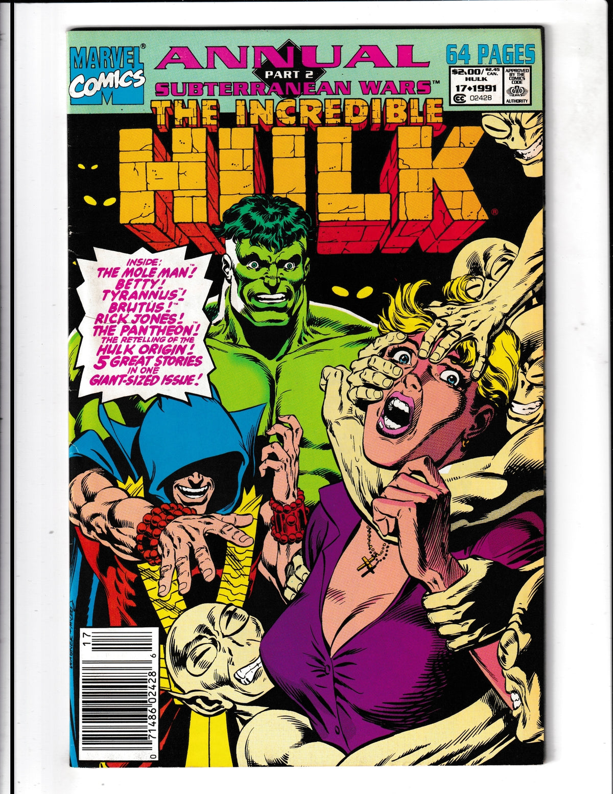 Incredible Hulk Annual #17 (1991) Marvel Comics