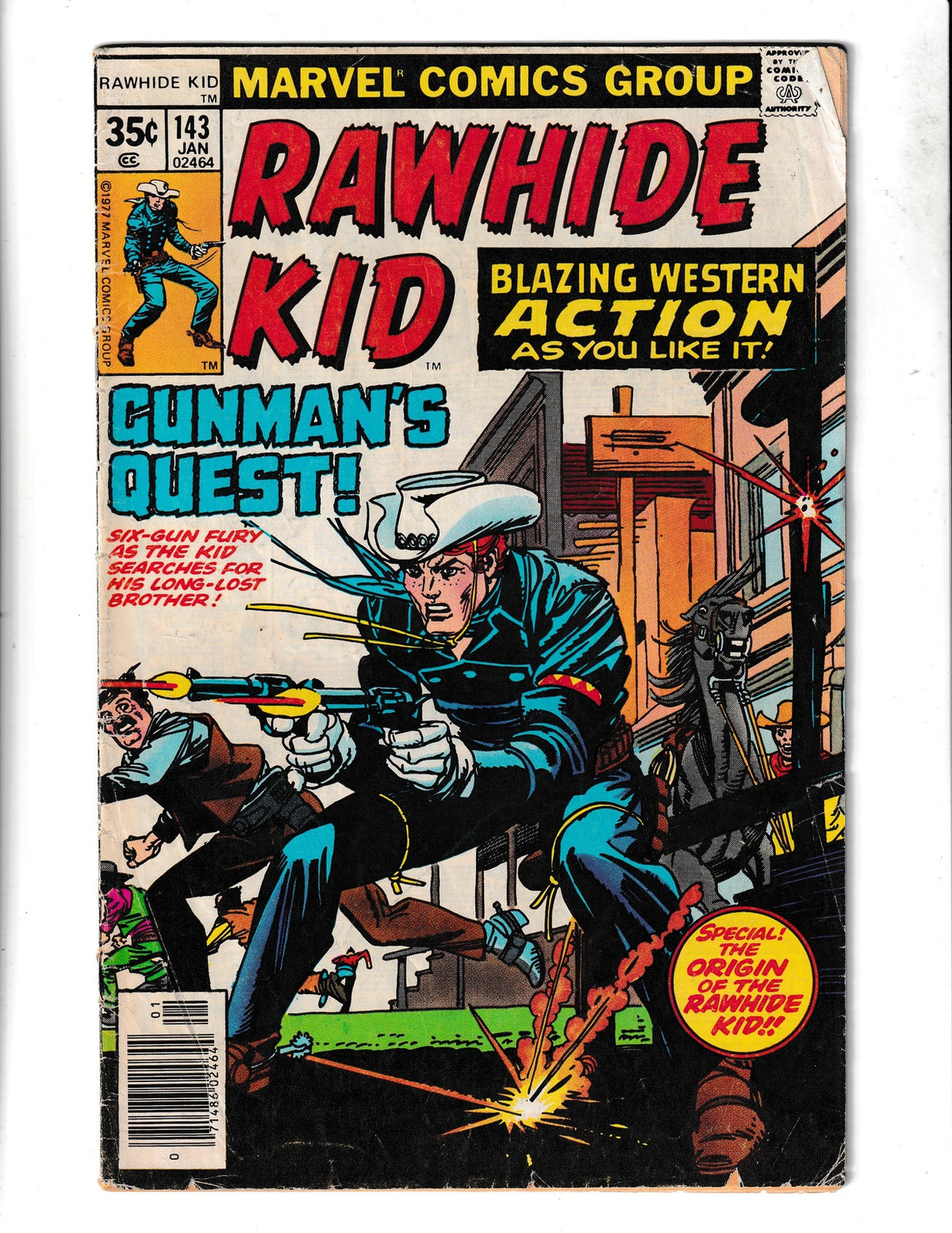Rawhide Kid #143 (1977) Marvel Comics