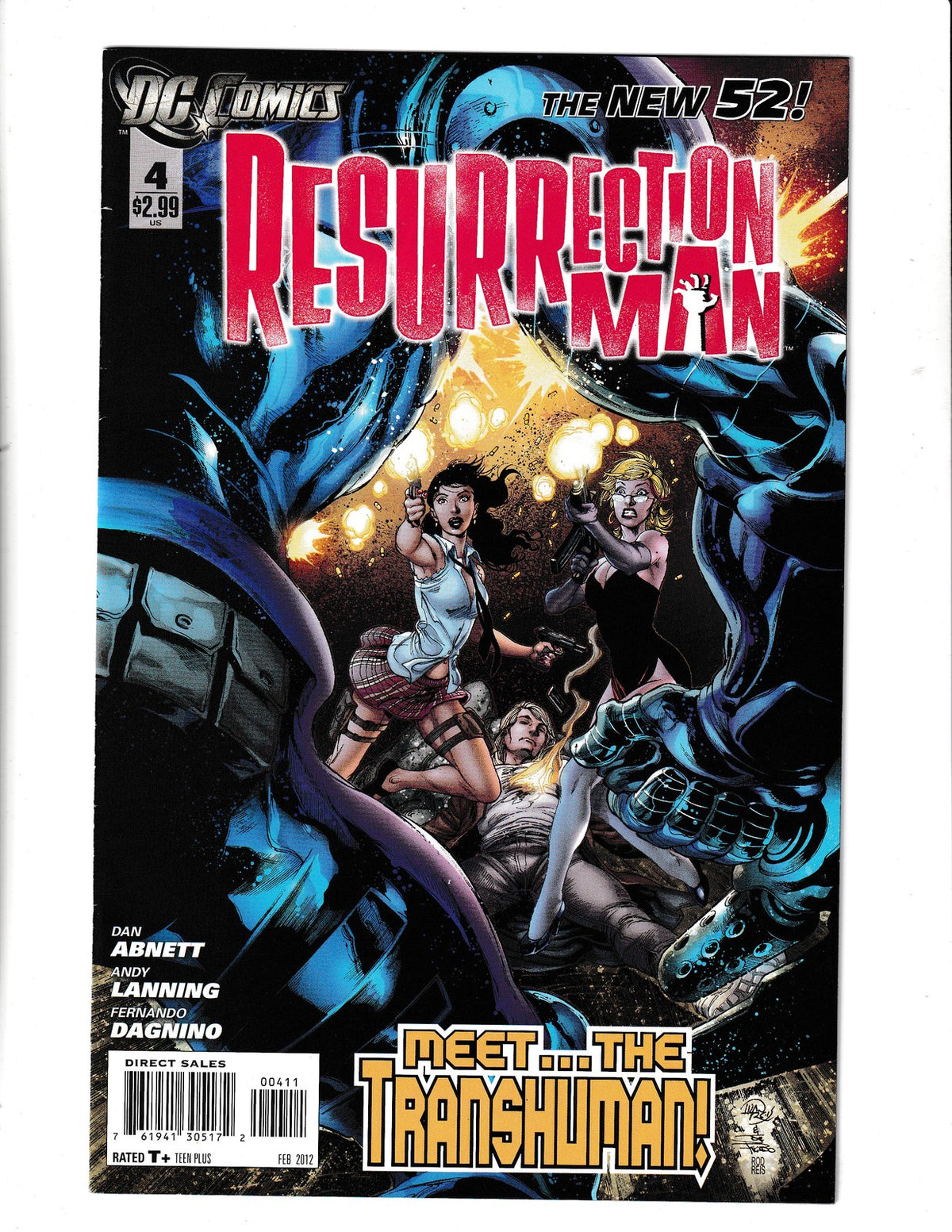 Resurrection Man #4 (2012) DC Comics