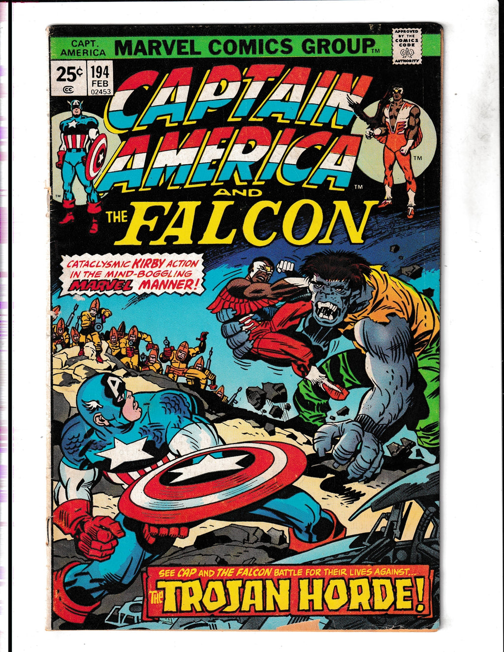 Captain America #194 (1976) MVS Dracula Series B-27 Marvel Comics