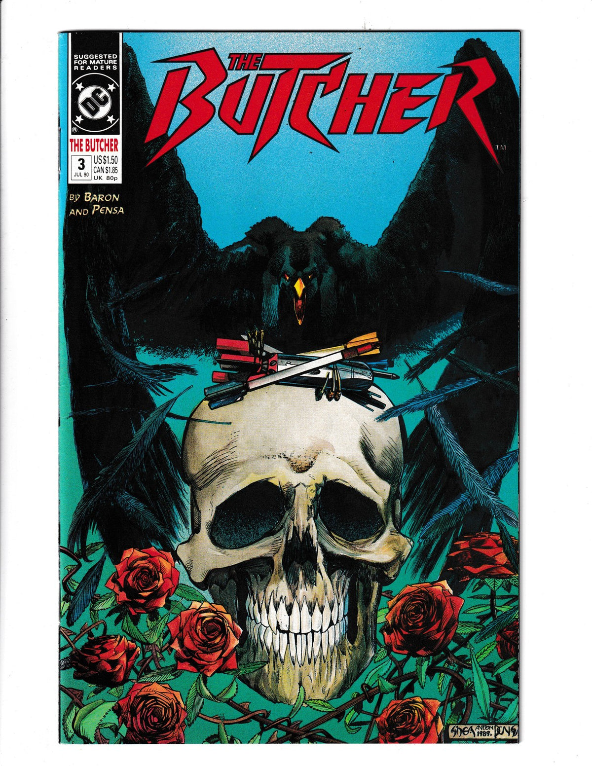 Butcher #3 (1990) Anton Pensa DC Comics