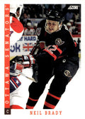 1993-94 Score Canadian #293 Neil Brady Hockey Ottawa Senators