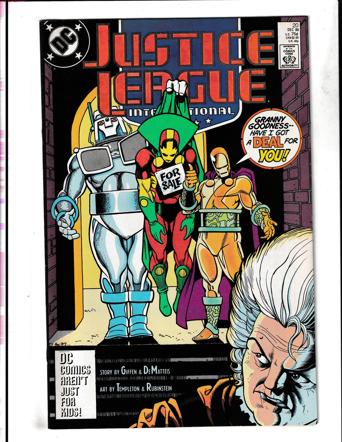 Justice League International #20 (1988) DC Comics