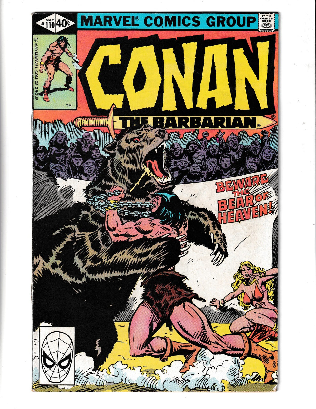 Conan the Barbarian #110 (1980) Marvel Comics SKU:2829