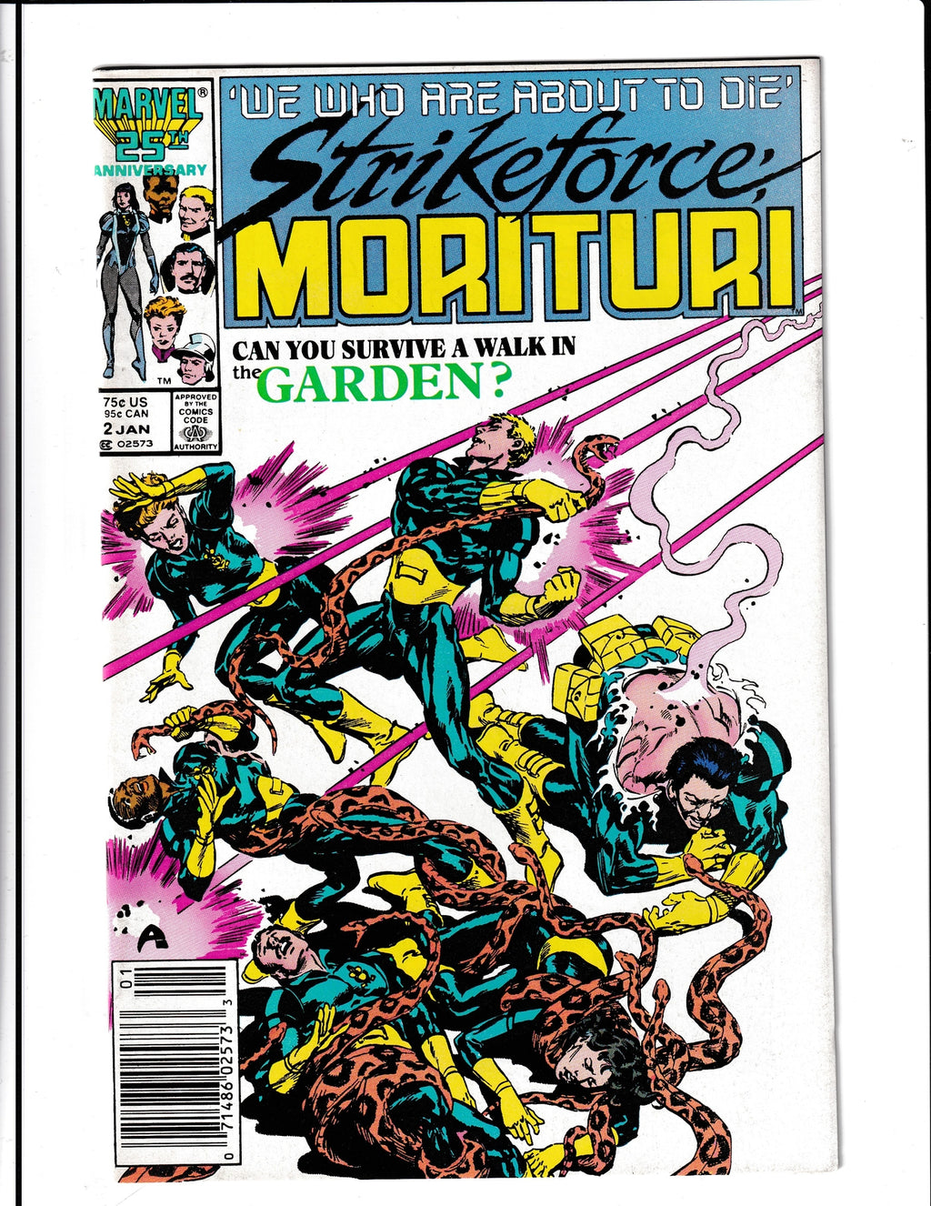 Strikeforce: Morituri #2 (1987) Marvel Comics