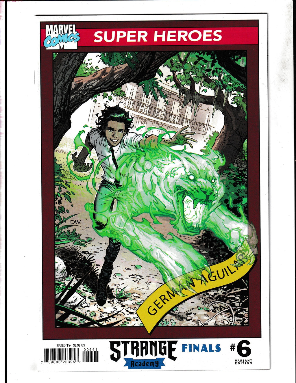 Strange Academy Finals #6d (2023) Dustin Weaver Trading Card Cover Marvel Comics