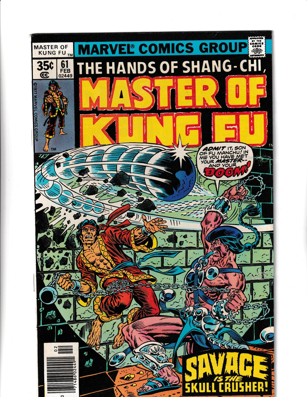 Master of Kung Fu #61 (1978) Marvel Comics