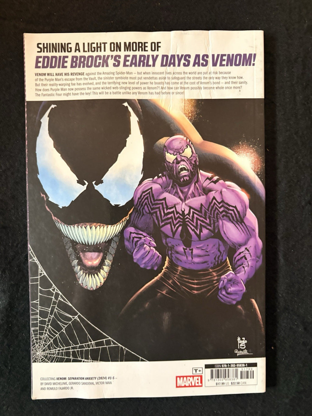 Venom: Separation Anxiety #1 2025  TPB Graphic Novel Marvel Comics