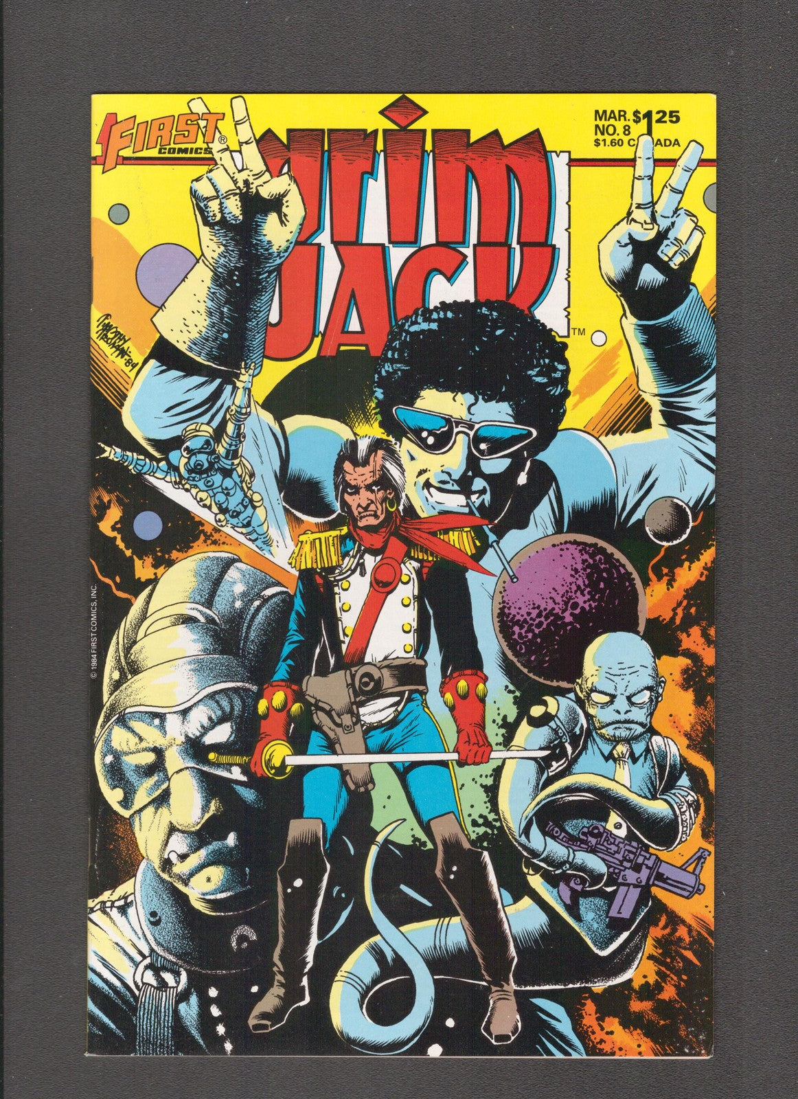 Grim Jack #8 (1985) Higher Grade - Timothy Truman First Comics
