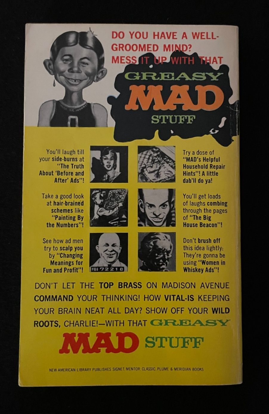 Greasy MAD #1 1963 Signet Paperback