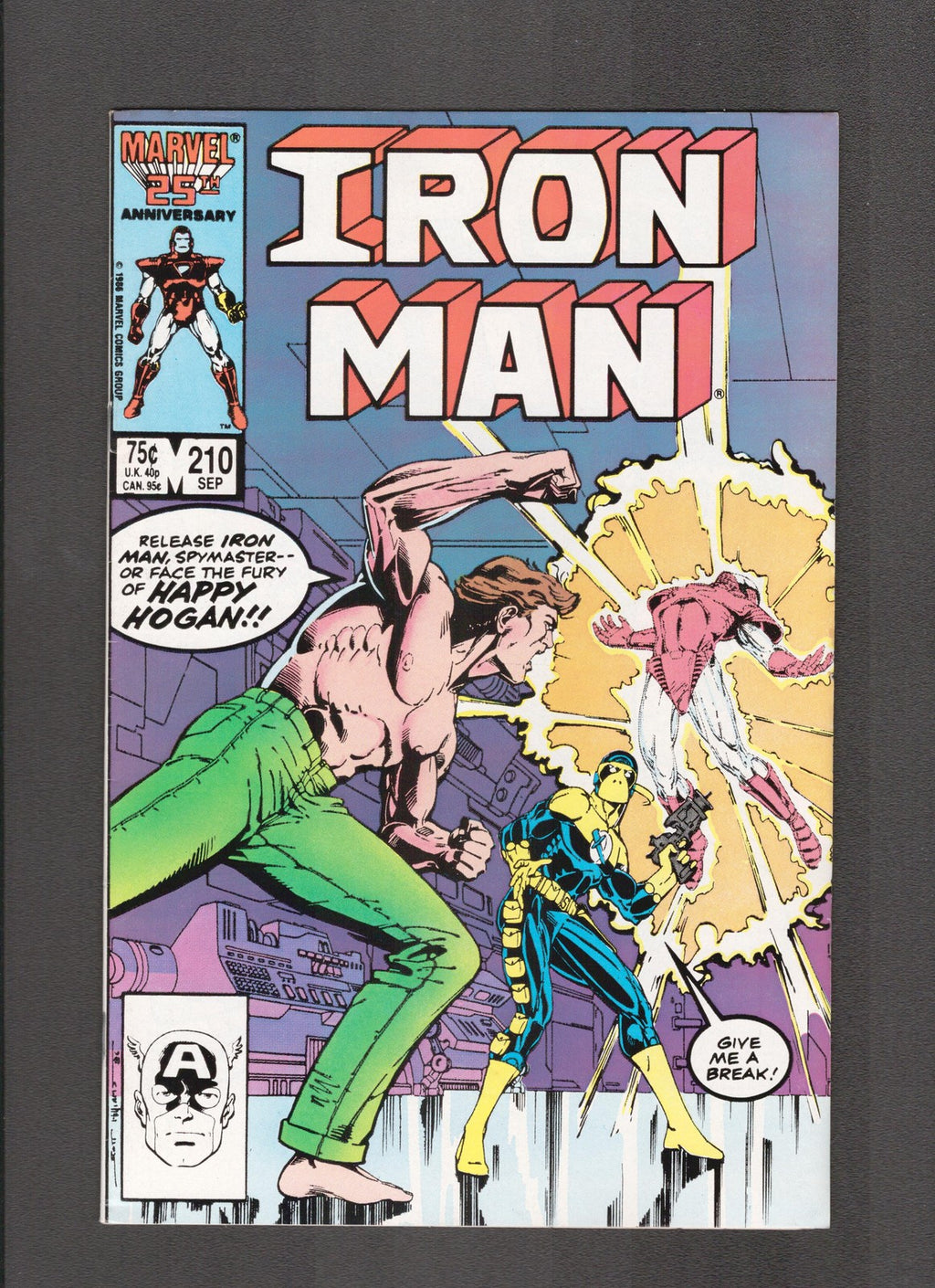 Iron Man #210 (1986) Alex Saviuk Marvel Comics