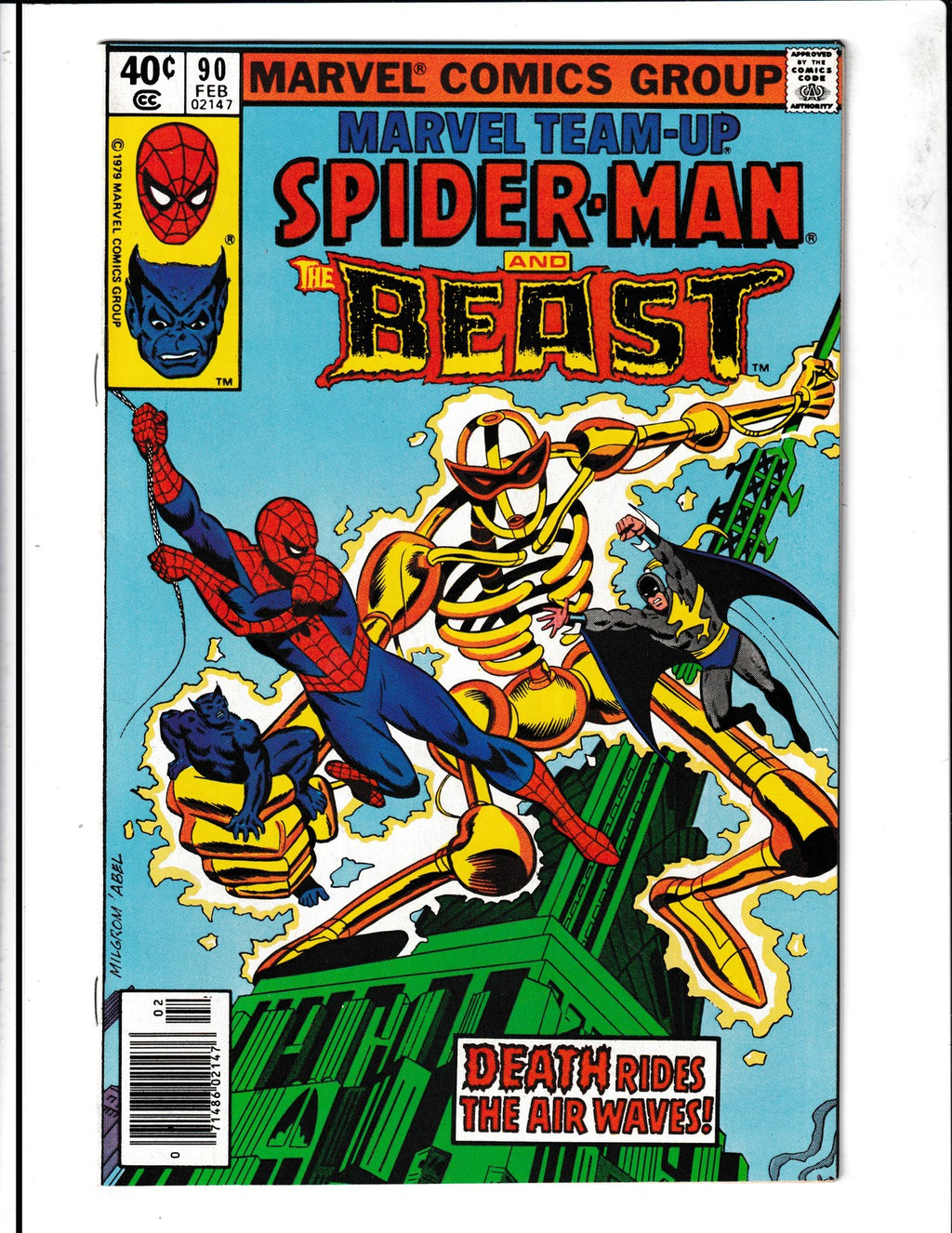 Marvel Team-Up #90 (1980) Spider-Man & The Beast Marvel Comics