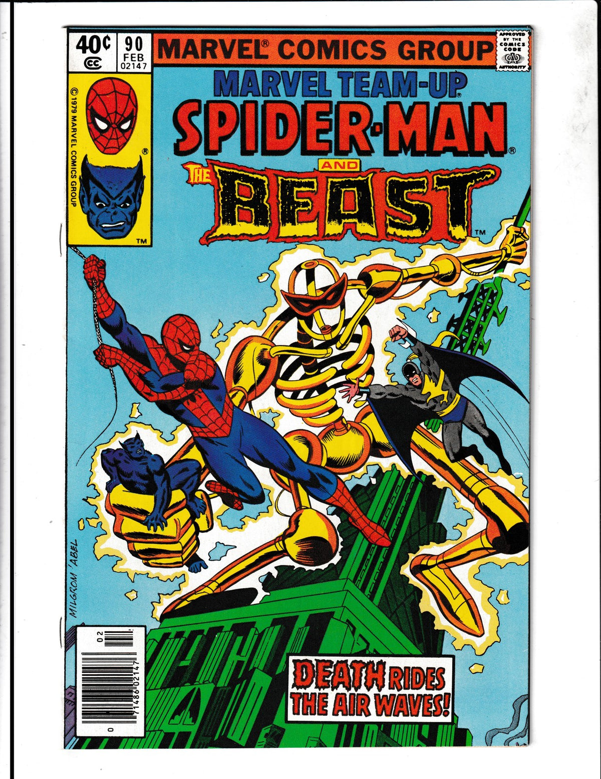 Marvel Team-Up #90 (1980) Spider-Man & The Beast Marvel Comics