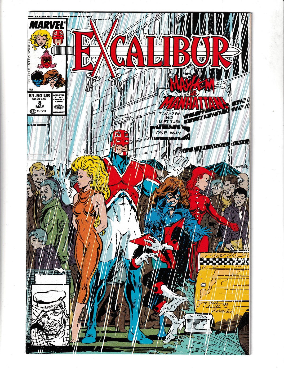 Excalibur #8 (1989) Marvel Comics SKU:3196