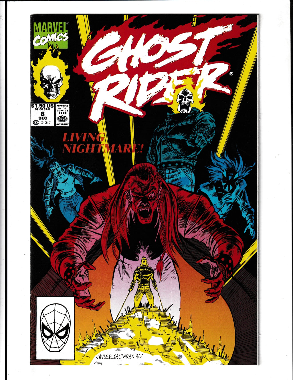 Ghost Rider #8 (1990) Higher Grade Marvel Comics