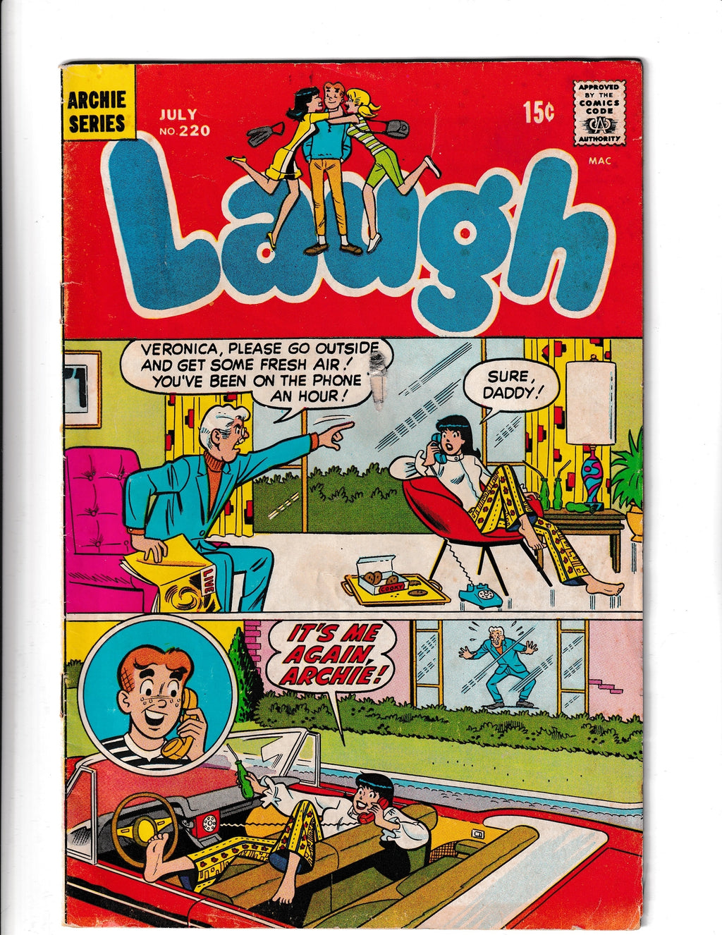 Laugh Comics #220 (1969) Archie Comics
